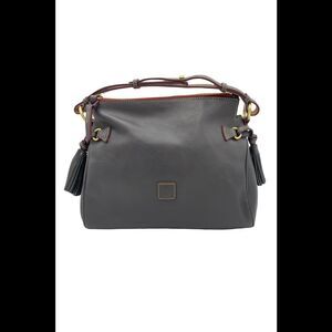 Dooney & Bourke Medium Florentine Leather Zip Hobo Black